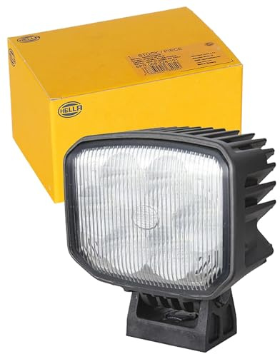 HELLA LED Arbeitsscheinwerfer 12V - 24V Power Beam 1800 Compact 1850 echte Lumen Nahfeldausleuchtung starke Lichtleistung: Offroad LED Scheinwerfer für Traktor LKW SUV UTV - 1GA 996 488-001