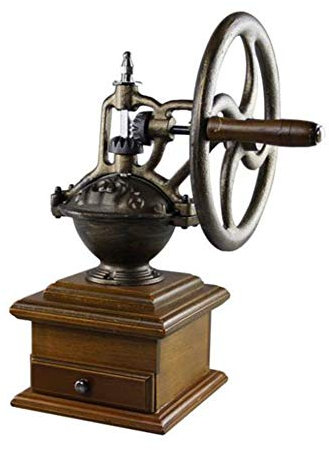 WangLx grinder Retro Manuell Kaffeemühle Riesenrad-Stil Einstellbar Keramik-Schleifkern Tragbare Handpfeffermühle Das Zuhause, Das Büro Oder Das Reisen, B