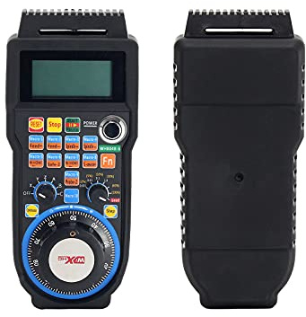 RATTMMOTOR 4 Axis Wireless Hand Wheel Remote Control Hand Control for CNC Lathes Mach3 Engraving Machine (WHB04B)