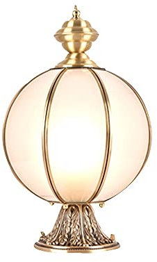 Lampada da parete Colonna faro rotondo palla luminosa Giardino Giardino Faro Home Lampada da casa Lampada da Binario Outdoor Lampada impermeabile all'aperto Lampada da giardino Lampada da giardino Por