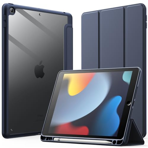 JETech Hülle für iPad 9./8./7. Gen 10,2, Tief Navy