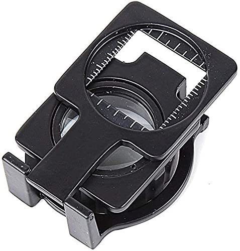 Lupe, HD-Lupe, optische Glaslinse, Metall, 20-Fach, für alte Menschen, Student, professionell, zusammenklappbar, HD-Leselupe für Stoff, elektronische Reparatur, Uhr, Telefon, Schwarz, 28 mm,