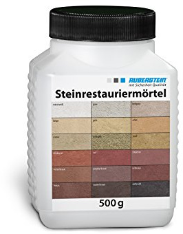 Ruberstein® Ruberstein Steinrestauriermörtel für Natur- u. Kunststein 0,5 kg (steingrau)