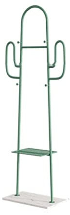 Attaccapanni per Ingresso Cactus Appendiabiti Appendiabiti Struttura in Metallo Appendiabiti con 2 Ripiani E 6 Ganci Cappelli Appesi Borse Nell'atrio D'ingresso Attaccapanni da Terra (Color : Grün)