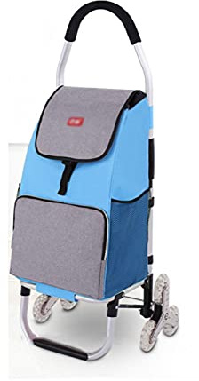 DAQERHSH Shopping Cart Shopping Cart Portable Folding Rolling Crate Handcart with Durable Heavy Duty Grocery Bag Rotate Wheels for Travel Moving Folding Hand Truck (Color : 4)