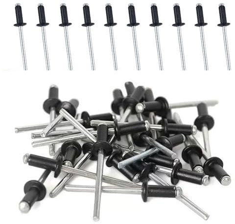 Rivetti Da 150 Pezzi, Rivetti Neri, Rivetti Ciechi A Cupola, Rivetti In Metallo, Rivetti Popolari, Set Di Rivetti