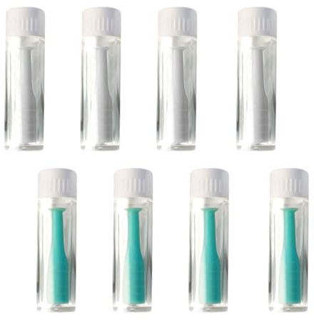 MYSUNBAR Pack of 8 Contact Lens Remover, Contact Lens Insert, Silicone Contact Lens Insert, Hard and Soft Contact Lens Suction with Storage Case, multicoloured, Pocket organiser