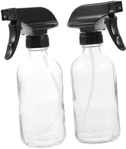 MERRYHAPY Flacon Pulvérisateur À Pression Manuelle Capacité En Verre 250 Ml Lot De 2
