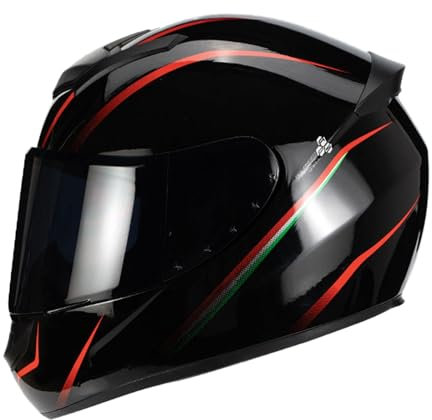 Dickly Helm Integralhelm Leichtes Fahrradzubehör Reise Erwachsene Motorrad Reisen Party Geschenk Schutzausrüstung, 2XL