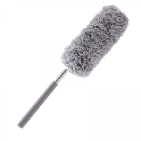 MagiDeal 2x Extendable Microfiber Dusters Cobweb Duster Sturdy Reusable Bendable Dusting Brush for Cars High Ceiling, Fan,Computer