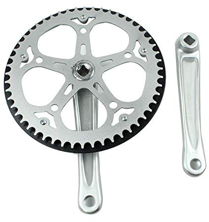 Orolotay Faltbare Fahrrad Kurbel Garnitur 52T Vier Kant Loch 170Mm CNC Kurbel Garnitur Fahrrad Kurbel Garnitur
