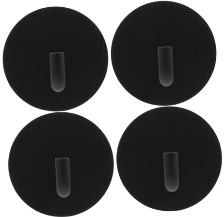 Mipcase 4pièces Crochets Adhésifs Muraux Acier Inoxydable Robustes Pour Salle De Bain Suspension De Serviettes Et Manteaux Sans Outils