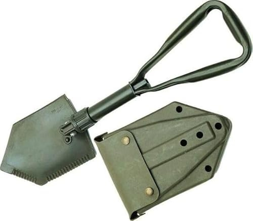 Pala Plegable Militar de Zapador, Aluminio y Acero Forjado, homologada FAS
