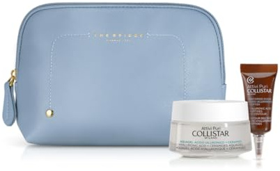 Collistar Presentförpackning för kvinnor Attivi Puri, Hyaluronsyra Aquagel + Ceramides 50 ml, hyaluronsyra + peptider 5 ml, Gocce Magiche Protettive Viso Probe