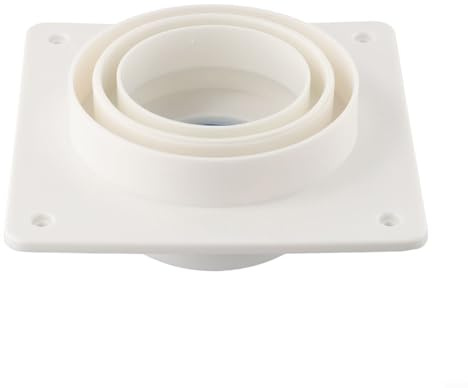 Jotekonoby Valvola di ritegno per ventilazione condotto in linea, valvola di non ritorno per cucina, aspiratore, sfiato del bagno, tappo anti odore (80-100-120 mm)