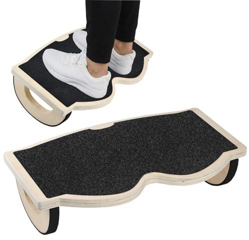 Ecofocet Reposapies de Oficina Ergonómico, Reposa Pies Trabajo Oficina, Reposa Pies para Escritorio con Superficie Antideslizante, Mejora la Postura y la Circulación Para Niños/Adultos/Mayores