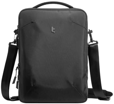 tomtoc 360 Protective Laptop Shoulder Bag for 15.6-16.2 Inch Laptop, Fit Acer Aspire 3/5/7, HP Pavilion 15.6, Dell Inspiron/XPS, ASUS ROG/TUF, Lenovo ThinkPad, Water-Resistant Accessory Case