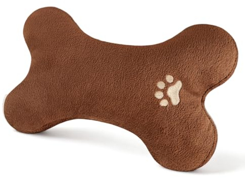 Schlafkissen – (Groß) Knochen | Kuscheliger Knochen für Hunde & Katzen | für Tiefschlaf & Entspannung, 1-Pack Soft Washable Material, Blau, Ideal für Körbchen & Sofa, Langlebig, Pflegeleicht, Sicher