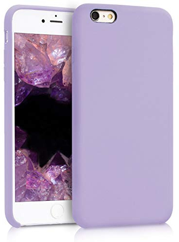 kwmobile Handyhülle für Apple iPhone 6 Plus / 6S Plus Hülle - Case Silikon - Kabelloses Laden - Schutzhülle Cover in Lavendel