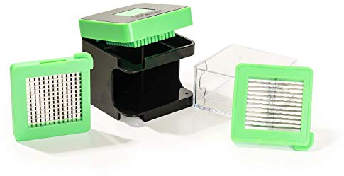 Genius Nicer Dicer Spicy A34155 Coupe-légumes 4 pièces Trancheuse à oignons Vert