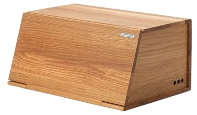 Continenta Brotständer aus Eichenholz, 40 x 26 x 18,5 cm