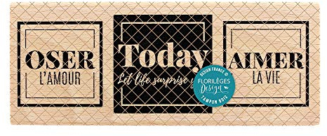 Florilèges Design Stempel, Farbe Holz, 6 x 15 cm