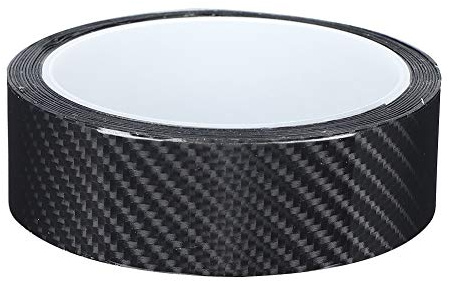 Ymiko Kohlefaserstreifen Anti Scratch Kohlefaser Autotür Kantenschutz Aufkleber Detaillierung Wrap Schutzfolie Detaillierung Wrap Tape(3CM*3M)