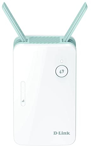 D-Link E15 Range Extender Mesh EAGLE PRO AI AX1500, ripetitore Wi-Fi, hotspot con porta Gigabit, MU-MIMO, OFDMA, Indicatore di segnale con AI, plug and play, WPS, WPA3
