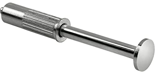 Gedotec Garderobenhaken - Jackenhalter modern | 1 Stück Kleiderbügel-Auszug ausziehbar verchromt poliert | TINY | Edelstahl Fachboden-Kleiderlüfter zum Einlassen | Kleiderbügel-Auszug für Holzkästen
