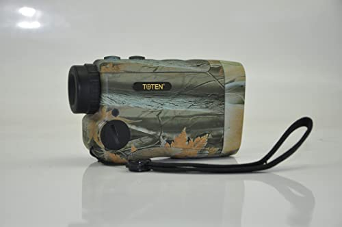 TOTEN 6x25 Laser Range Finder per caccia/Golf Pioggia Modello Telemetro Ottica Esterna Caccia/Golf Distance Meter
