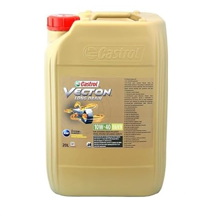 CASTROL Motoröl 10W-40 Vecton Vollsynthetiköl Motor Öl ACEA E11 API CJ-4 Long Drain E6/E9 20L