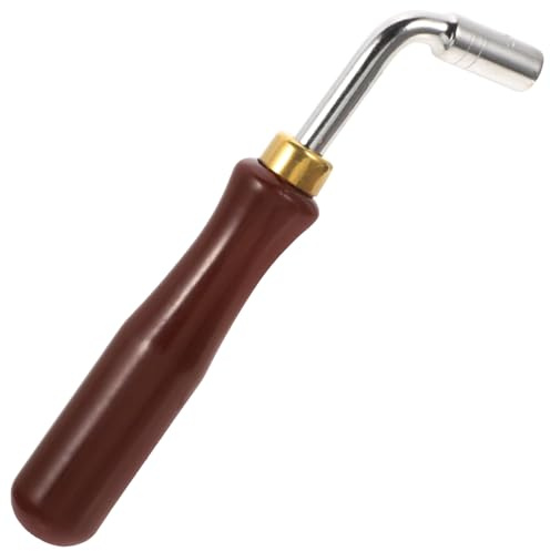 Hackbrett Einstellschlüssel 401 402, Braun, Edelstahl Kunststoff | Zuverlässiger Hackbrettschlüssel, Zubehör zur Instrumentenklangstimmung, Hackbrett Instrument