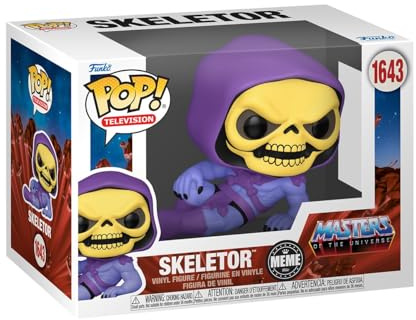 Funko Pop! TV: Meme – Skeletor – Masters of The Universe – vinylsamlarfigur – presentidé – officiella varor – leksaker för barn och vuxna – TV-fans – modellfigur för samlare