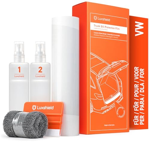 Luxshield stötfångar skyddsfilm för VW ID.7 ED2 I 2023-2026 - Stötfångarskydd, bil, lasttröskel, repskydd, lackskyddsfilm - transparent glansig