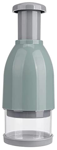 CVNIMV Picadora de Verduras, cortadora de Dados, picadora de Patatas, Cebolla, ajo con contenedor, procesador de Alimentos pequeño, Cortador de Verduras, rallador, picadora de Queso Mini