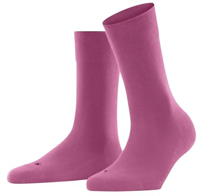 FALKE Women's Sensitive London W So Cotton With Soft Tops 1 Pair Socks, Pink Candy 8052, 2.5-5