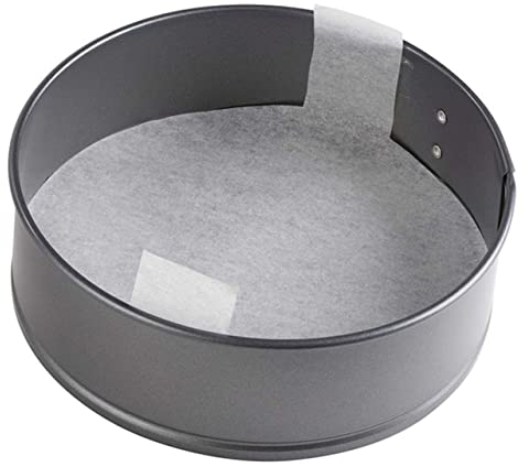 LABRIMP Round Cake Pan Liner Baking Paper Non-Stick Silicone Paper 6 Inch White Baking Parchment Sheets 100 Pieces