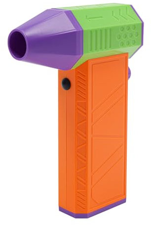 230W 130000 U/min Elektrische Staubgebläse Luftdruckspray, Stufenlose Geschwindigkeit Tragbarer Air Duster Druckluftspray, Mini Compressed Air Duster für Laptop, Sofa, Auto (Lila+Orange+Grün)