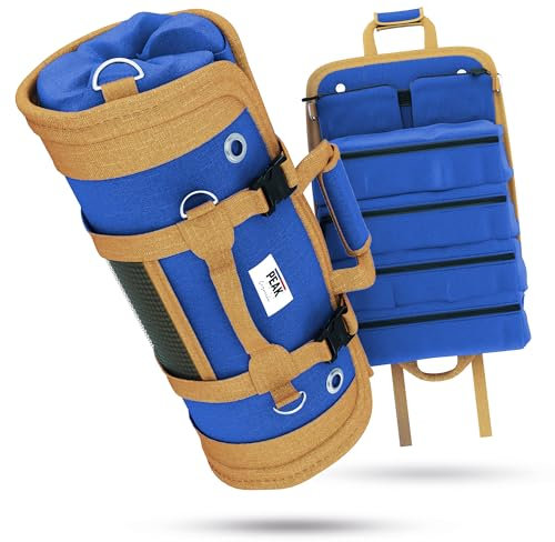 PEAKFEVER Organizer – Borsa per attrezzi | Include cinghia | per attrezzi e accessori | Rullo attrezzi ideale per officina – garage – borsa da lavoro uomo e donna