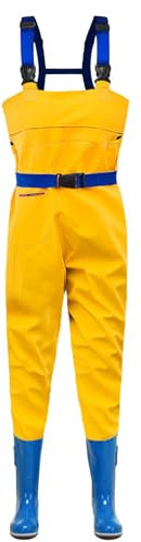 Naturepanda Wathose Damen,Anglerhose Wasserdicht mit Stiefel,Jagd Wathosen,Fischerhose,FischTeich Anglerhose,Atmungsaktive,mit Verstellbarer Schultergurt,für Angeln,Outdoor-Aktivitäten