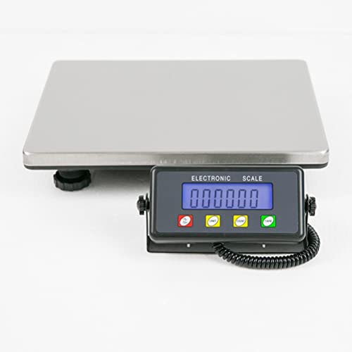 RUHEN Balance de Poids Pliable Plate-Forme électronique Écran LCD Haute définition Plancher numérique pour Colis d'expédition de Bagages Calcul de la Boutique Postale Pesage