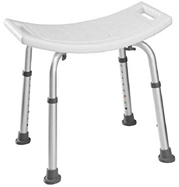 Sgabello Doccia Anziani, Sedia Doccia Anziani, Sgabello Bagno, Sgabello Sedile Sedia per Doccia Bagno, Antiscivolo, Altezza Regolabile