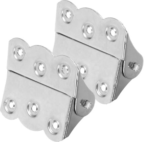 Charnières de Porte à Fermeture Automatique 2 Pcs 2,7 Pouces Argenté