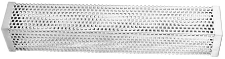 SOIMISS Acero Inoxidable para Ahumador de Barbacoa Herramientas para Barbacoa Tubo Ahumador de Pellets para Cocinar Carne