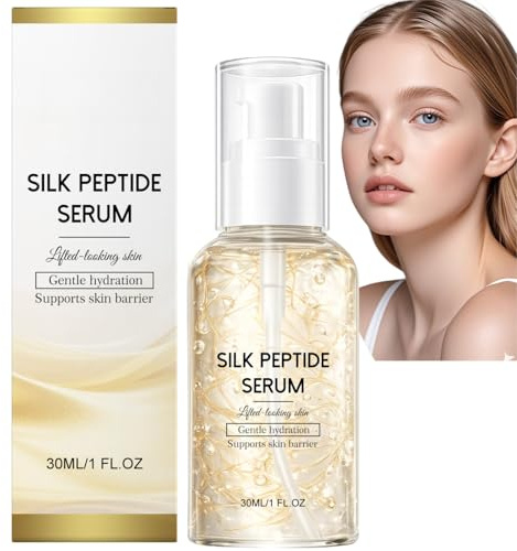 30ml Deep Collagen Silk Peptide Intensive Lifting Ampoule,Korean Silk Collagen Face Serum with Collagen Peptides for Anti-Aging,Moisturizing&Hydrating,Wrinkle Prevention,Improves Skin Texture