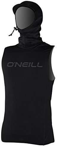 O'Neill Wetsuits Men's Thermo-x Vest W/ Neo Hood Water Sports PFD s, Black, X-Small US