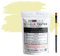 HQC Paint Wall and Ceilings Matt | Sample Colour Tester Pot with Brush | Quick Drying Quality Interior Paint | Contemporary Finish | Light Yellow Colour 25ml