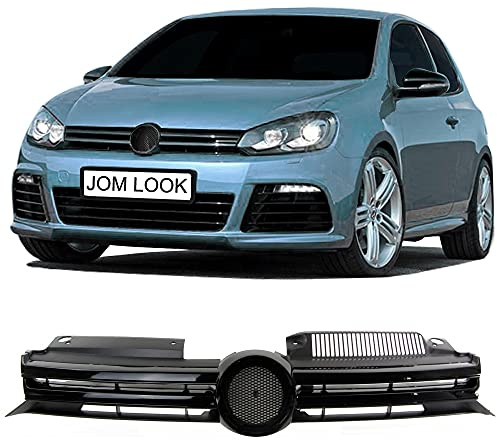 JOM 1L0853653JME Golf 6 Kühlergrill, Sportgrill, mit Aussparung für das Emblem im Rippen-Design