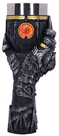 Nemesis Now Gobelet Sauron sous licence officielle Seigneur des Anneaux Gris 22,5 cm