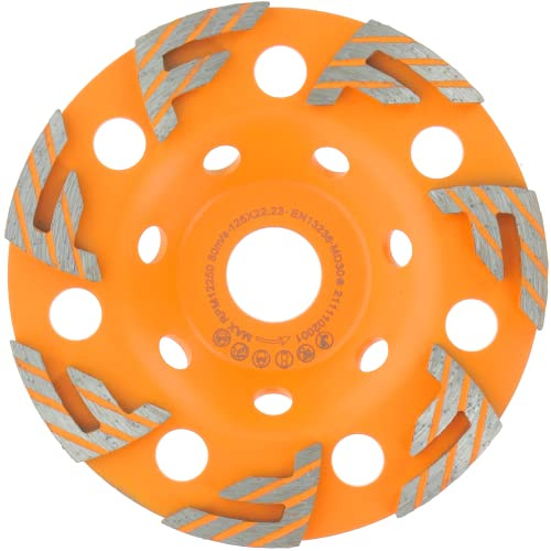 PRODIAMANT Premium Diamant-Schleiftopf 125mm SuperFinish Beton universal 125 mm x 22,2 mm Schleifscheibe